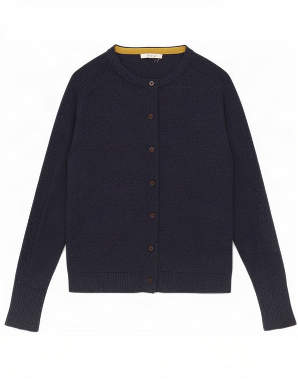 White Stuff Cardigan pour femme UK 10 Small Bleu marine Coton