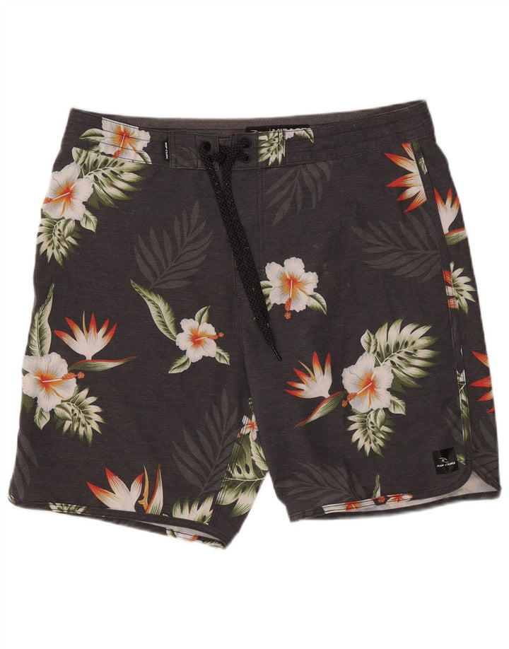 Rip Curl Short de bain Mirage pour homme en polyester floral gris grand