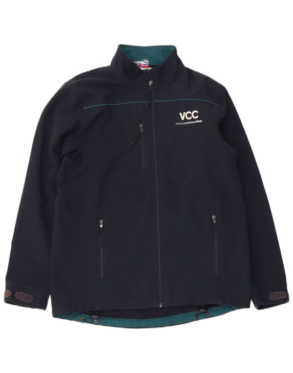 Champion Veste coupe-vent graphique pour homme UK 38 Bleu marine moyen Polyester