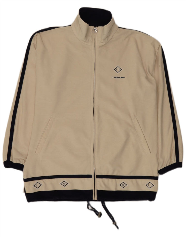 Diadora Veste de Survêtement Homme Beige Moyen Colourblock