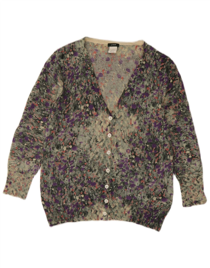 J. CREW Cardigan pour femme UK 12 Medium Multicolore à pois
