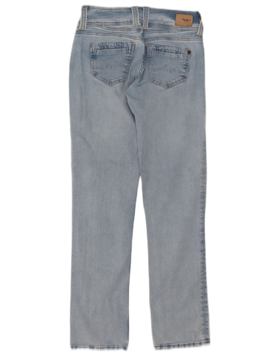 PEPE Jeans Femme Droit W29 L32 Bleu Coton