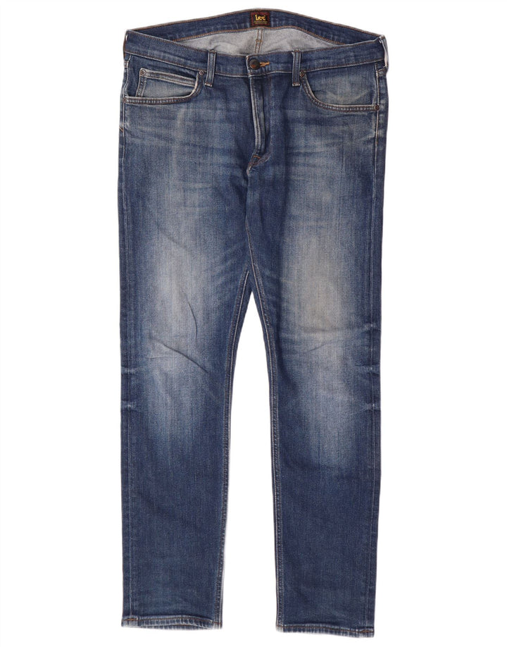 Lee Jean Slim Luke Tapered Homme W34 L32 Bleu Coton