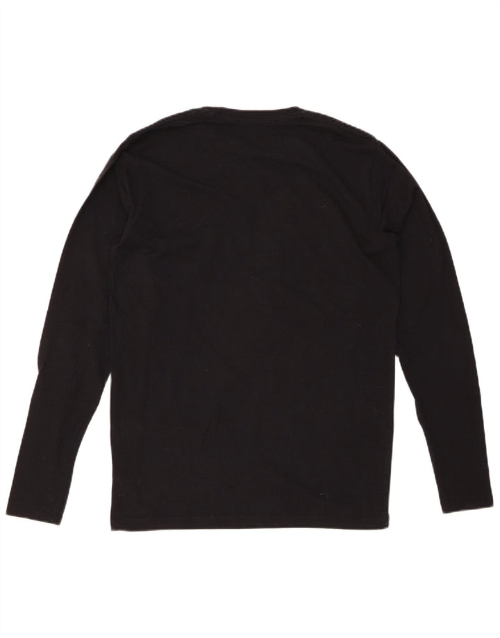 PEPE JEANS Haut graphique à manches longues pour hommes, petit noir