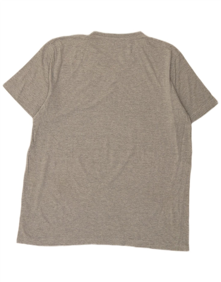 Kappa T-Shirt Homme Top 3XL Gris Coton