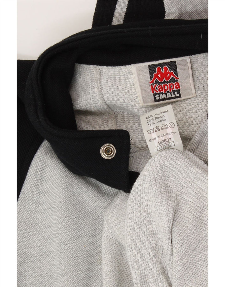 KAPPA Veste universitaire coupe ample pour homme Gris Colorblock