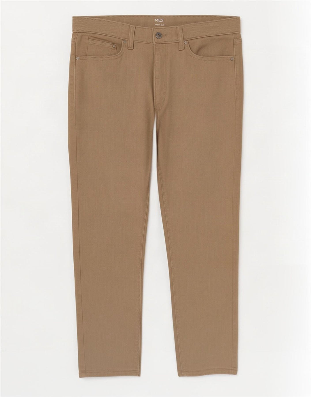 Marks & Spencer Jean Slim Femme W34 L29 Coton Beige