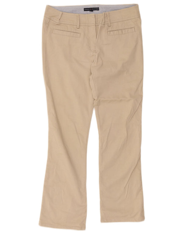 Tommy Hilfiger Pantalon décontracté bootcut pour femme W34 L28 Beige
