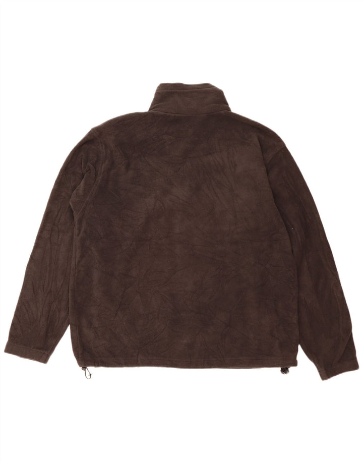Columbia Veste Polaire Homme UK 40 Large Marron Polyester