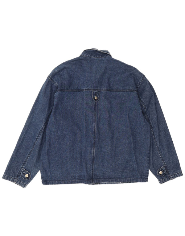 St. Bernard Veste en jean surdimensionnée pour femme UK 14/16 Grand coton bleu