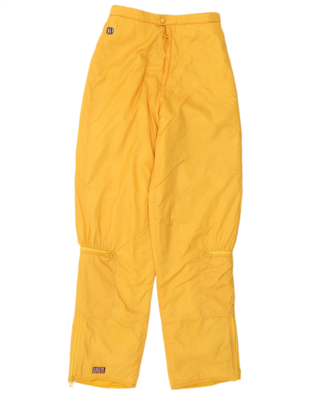 Belfe Pantalon De Ski Taille Haute Femme IT 46 Large Jaune Polyamide