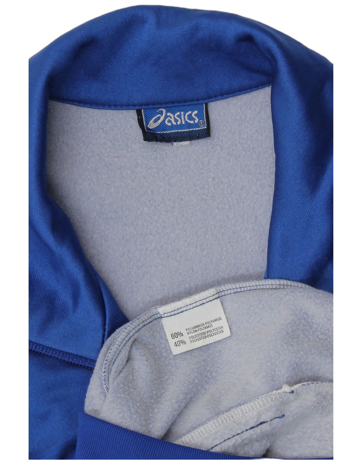 Asics Veste de Survêtement Graphique Homme Bleu Moyen Polyamide