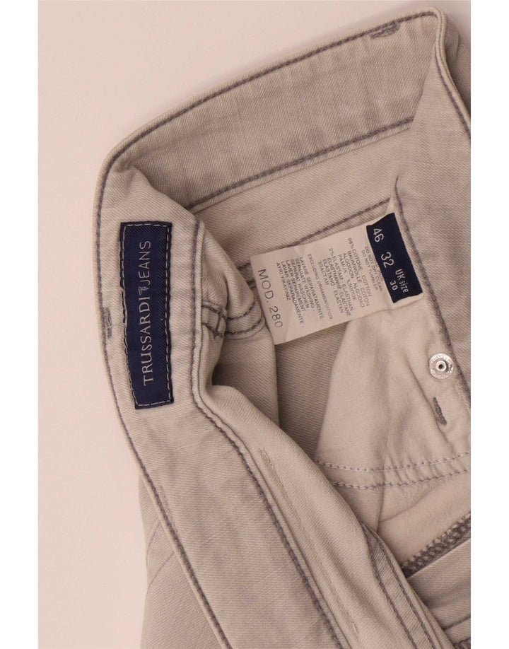 Trussardi Jean Slim W30 L30 Gris Coton Femme
