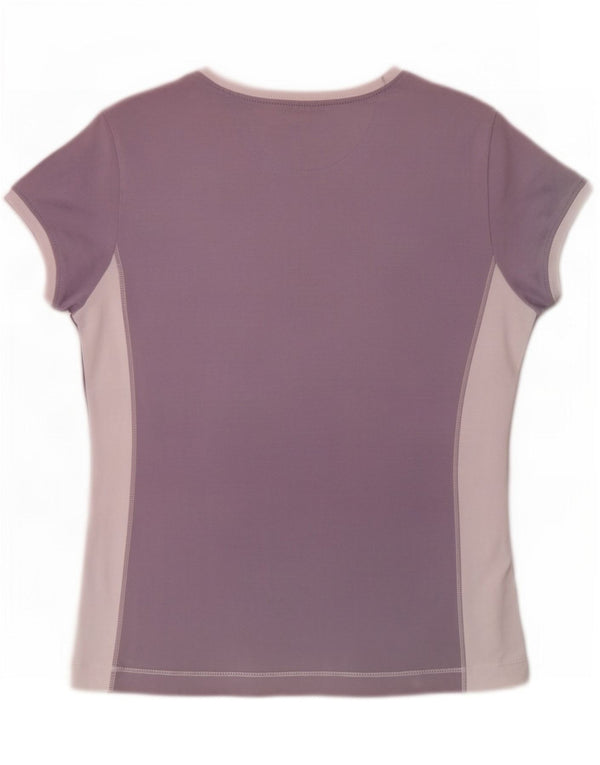Champion T-shirt graphique Heritage Classics pour femme UK 12 Violet moyen