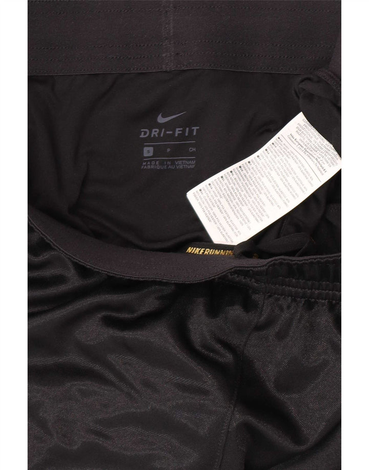 Nike Short de sport Dri Fit pour femme UK 10 Petit Noir Polyester