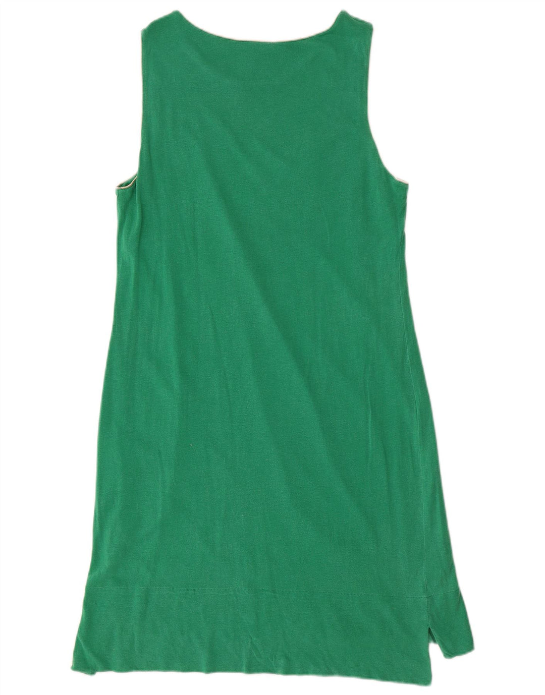 MASSIMO DUTTI Robe t-shirt sans manches pour femme UK 12 Vert moyen