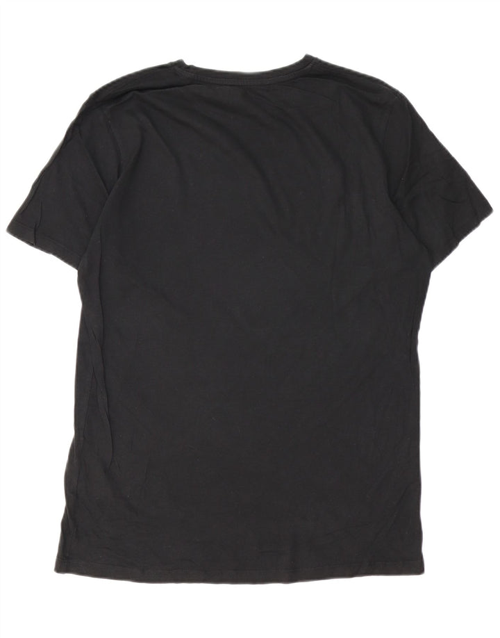 JACK & JONES T-Shirt Graphique Homme Grand Noir Coton