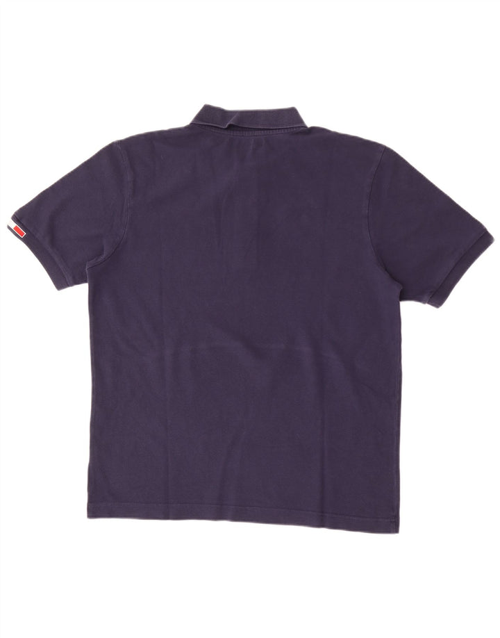Kappa Polo Homme Bleu Marine Moyen Coton