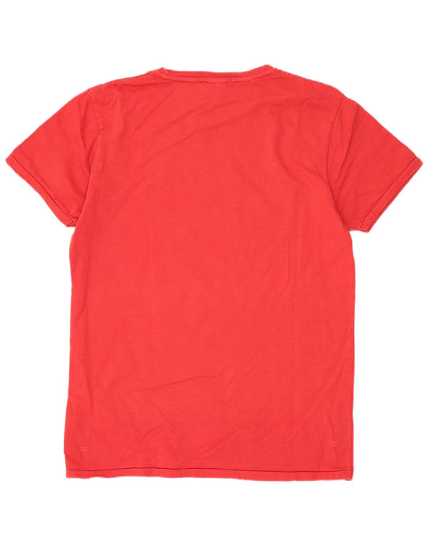 Scotch & Soda T-Shirt Vintage Graphic Homme Rouge Moyen Coton
