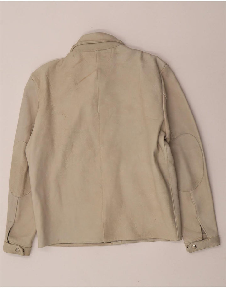 veste en daim homme vintage IT 50 Grand Beige