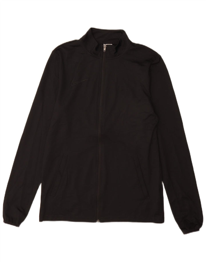 Veste de survêtement Nike Dri Fit pour femme UK 14 Polyester noir moyen