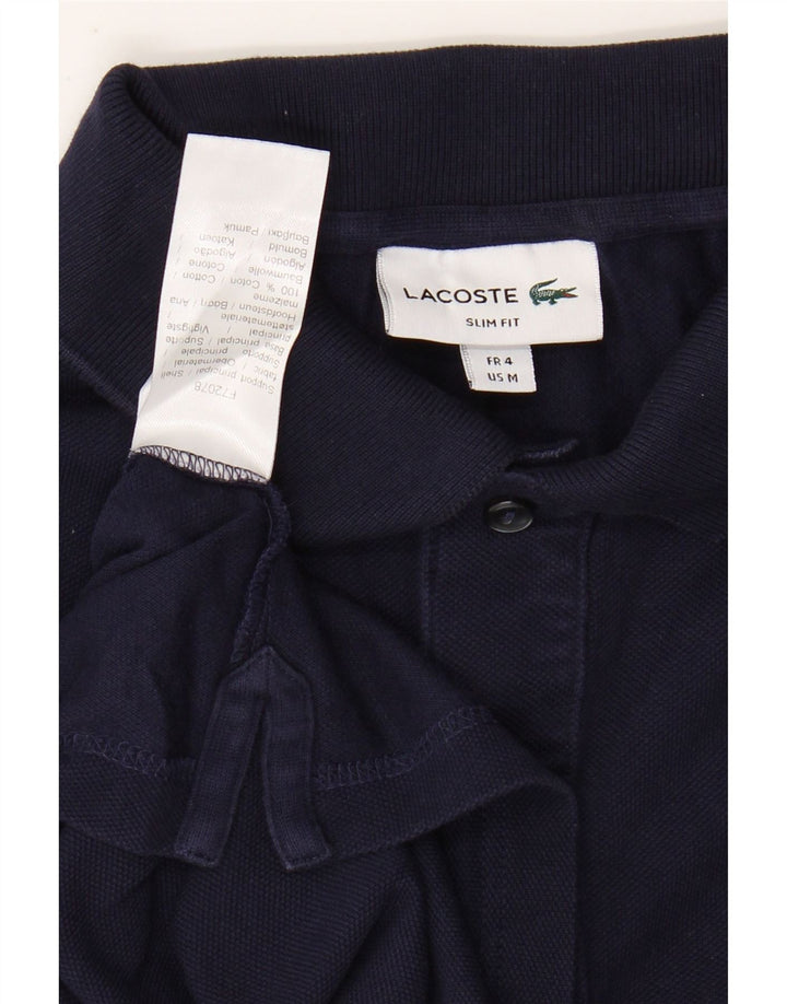 LACOSTE Polo Slim Fit Homme Taille 4 Coton Bleu Marine Moyen