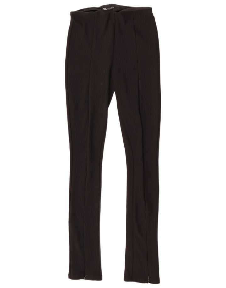 Zara Femme Leggings Petit Noir Polyester