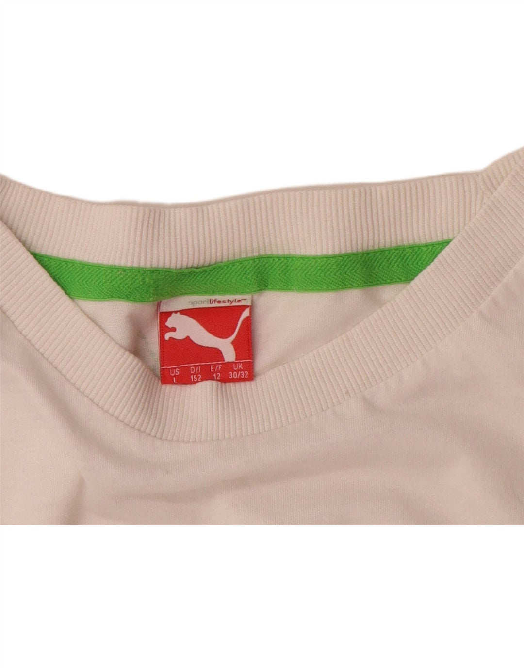 Puma T-Shirt Graphique Garçon 11-12 ans Blanc