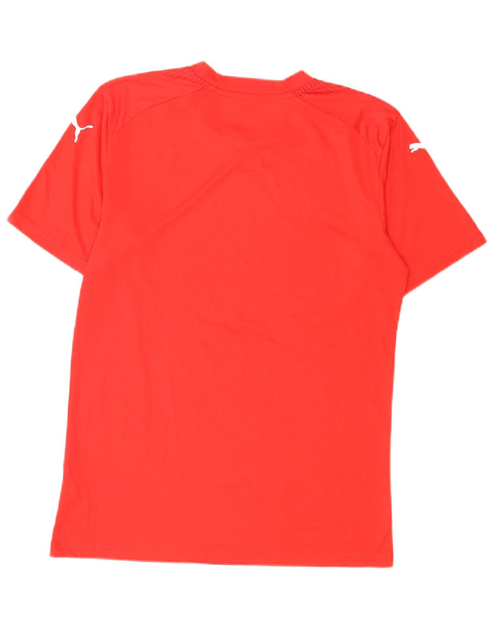 Puma T-Shirt Homme Rouge Moyen Chevron Polyester