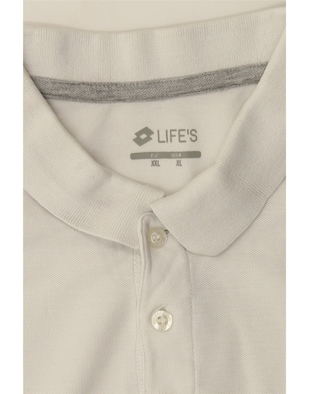 Lotto Polo Life's Homme Blanc XL