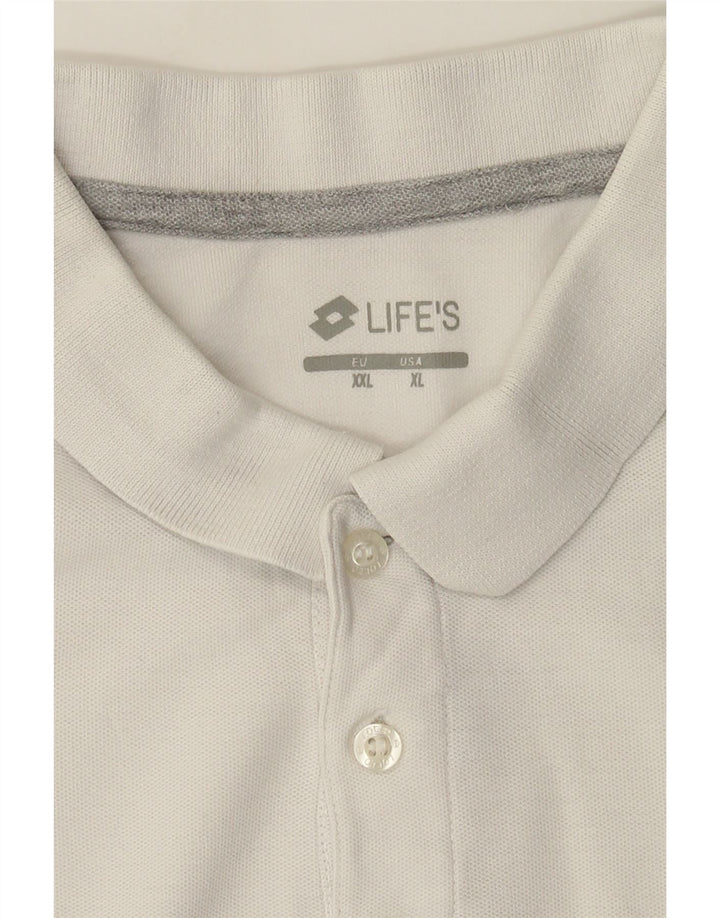 Lotto Polo Life's Homme Blanc XL