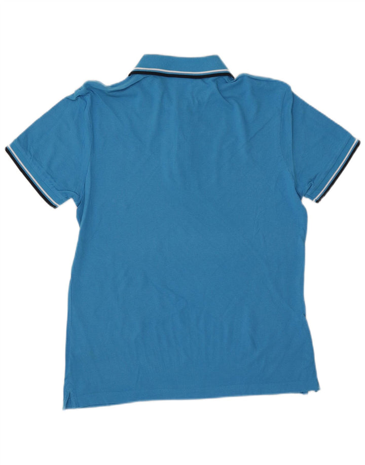 DIADORA Polo Homme Petit Bleu Coton