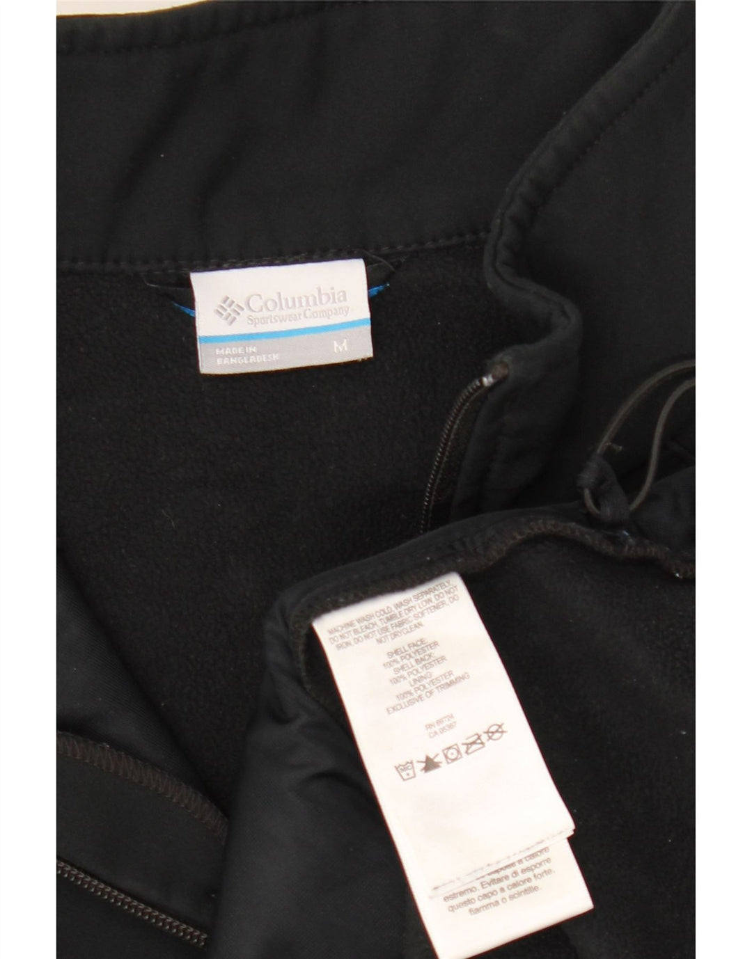 COLUMBIA Veste de Survêtement sans Manches Homme Noir Moyen Polyester