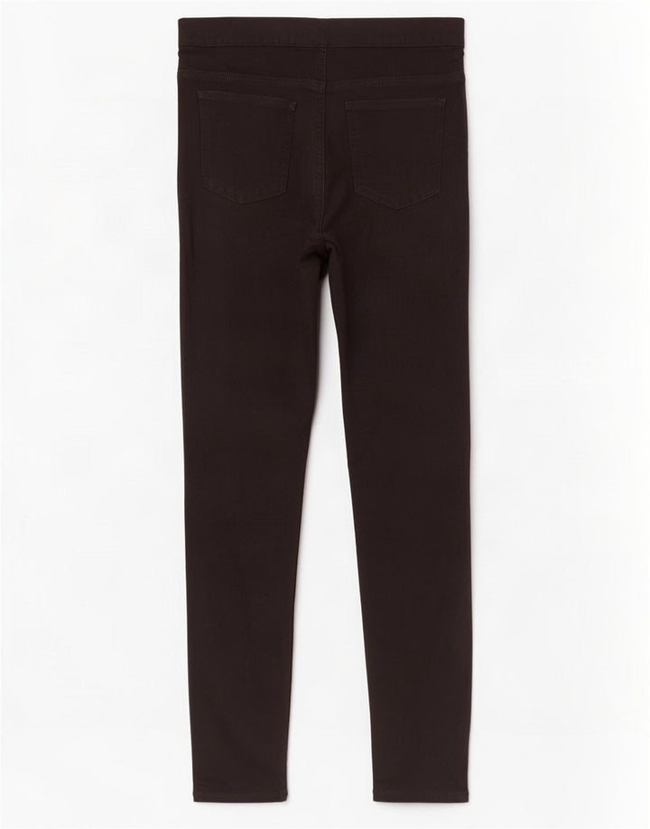 Marks & Spencer Jean Jegging Femme UK 12 Moyen W30 L30 Coton Noir