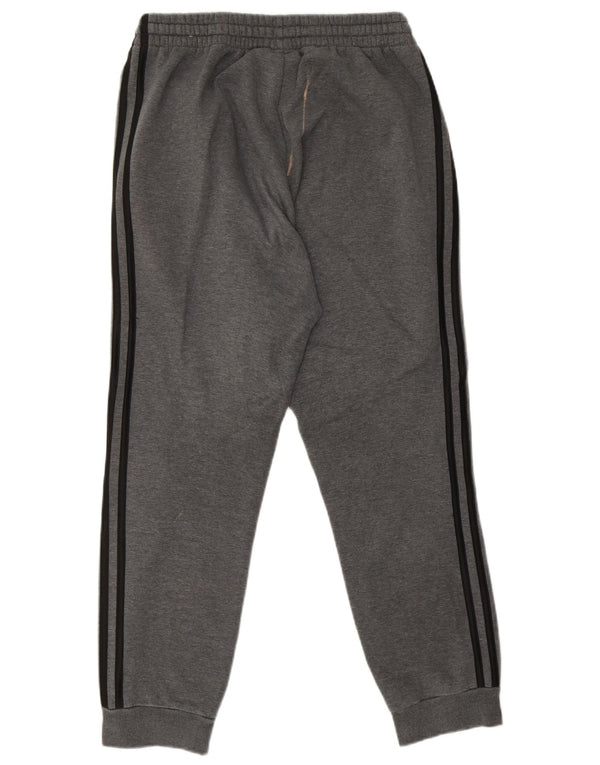Adidas Mens Tracksuit Trousers Joggers Medium Grey Cotton