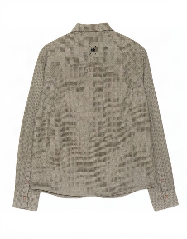 Chemise Femme Fat Face Large Kaki Géométrique Coton