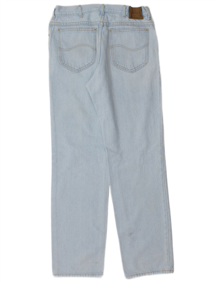 Lee Jean Droit Homme W30 L31 Bleu