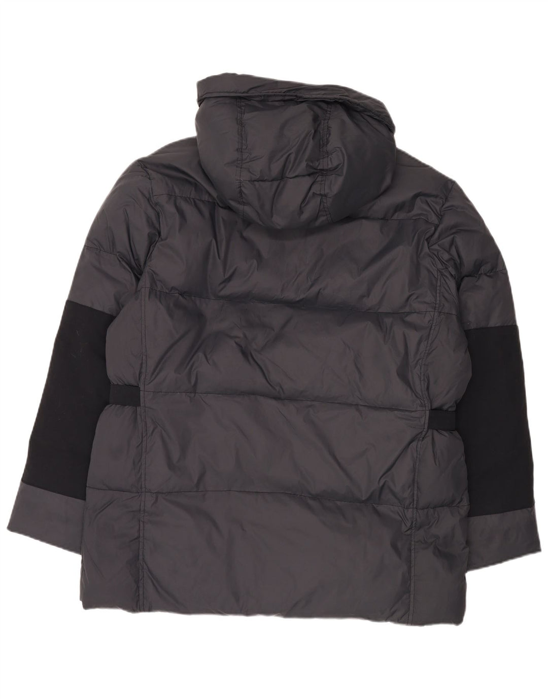 MARLBORO CLASSICS Veste matelassée à capuche pour homme UK 42 XL Noir Colourblock