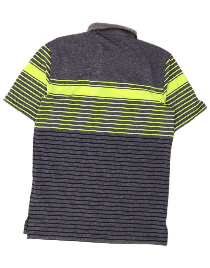 Adidas Polo Homme XS Bleu Marine Rayé Polyester
