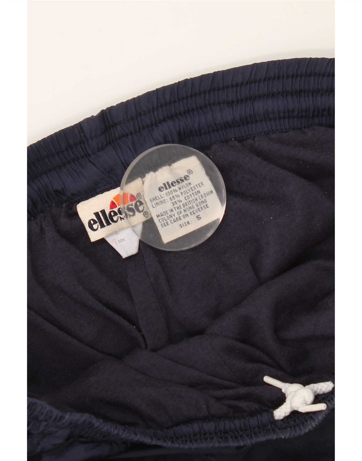Ellesse Pantalon de survêtement pour homme en nylon bleu marine Small