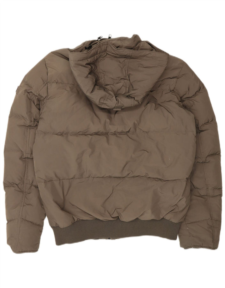 Woolrich Veste matelassée à capuche pour homme UK 36 Small Kaki
