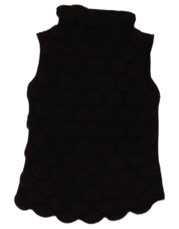 Emporio Armani Femme Gilet Débardeur IT 40 Petite Laine Noire