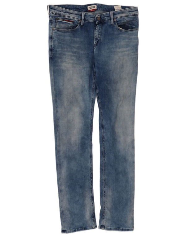 Tommy Hilfiger Jean Slim Homme W34 L34 Bleu Coton