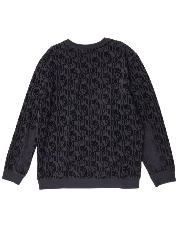 Joop Mens Graphic Sweatshirt Jumper 2XL Bleu Marine Coton