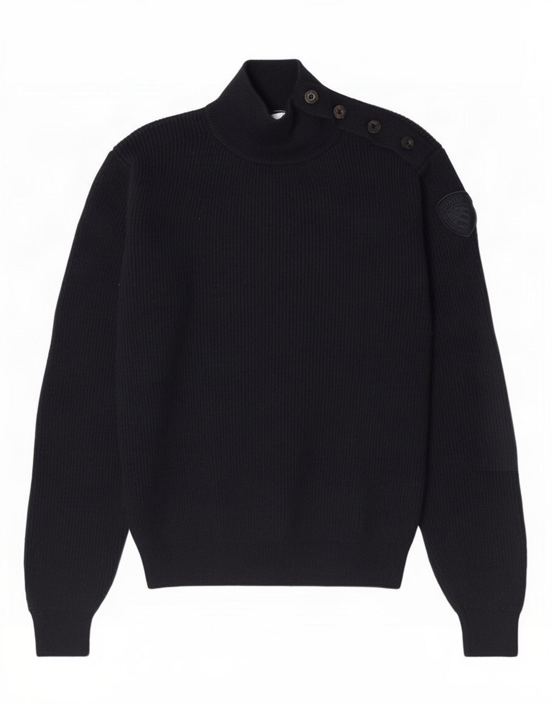 Blauer Pull Col Roulé Homme Bleu Marine Moyen Laine