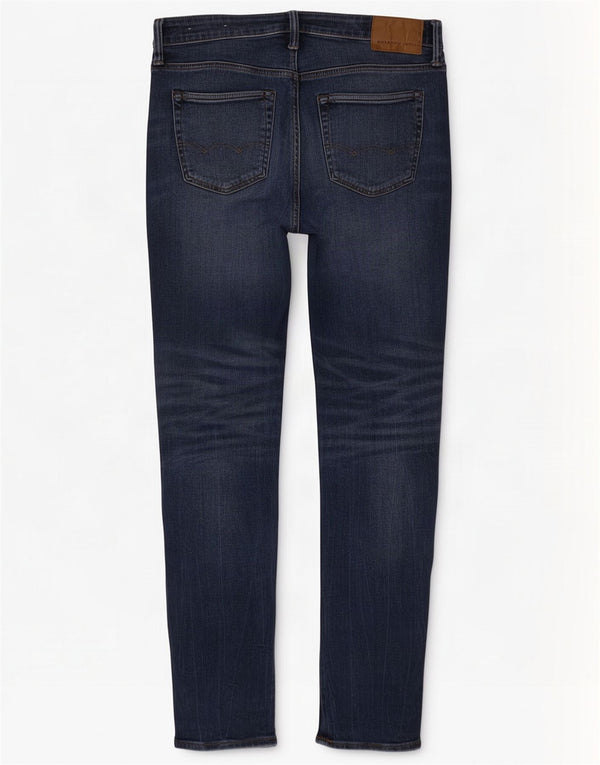 American Eagle Mens Slim Jeans W33 L32 Bleu Coton
