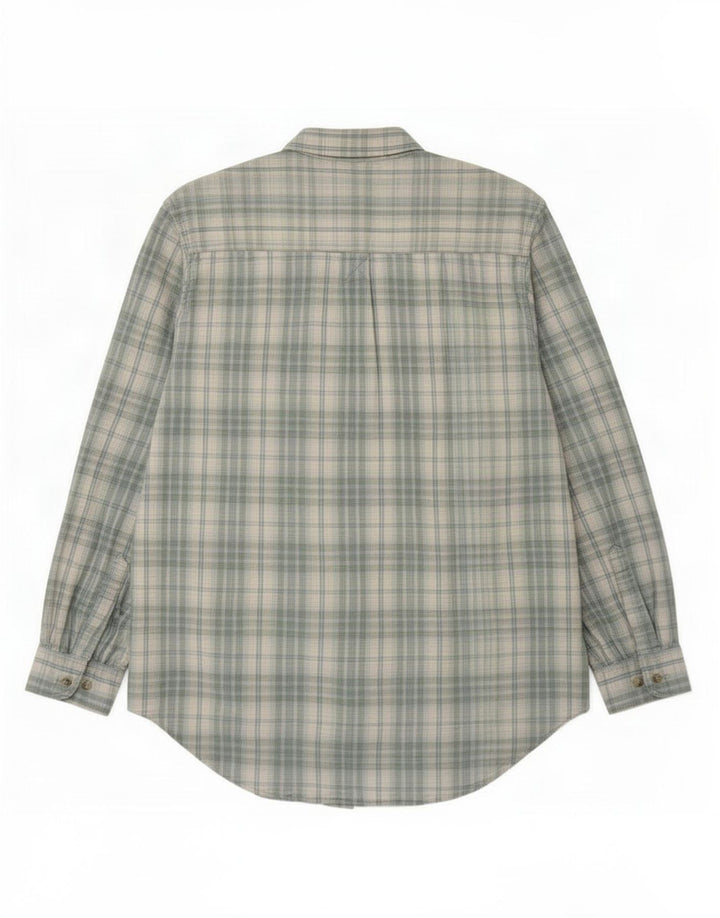 Timberland Chemise Homme Bleu Moyen Carreaux Coton