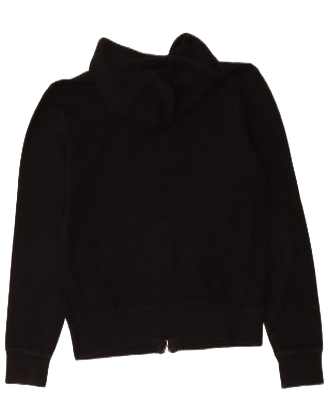 Zara Pull à capuche zippé pour homme en coton noir moyen