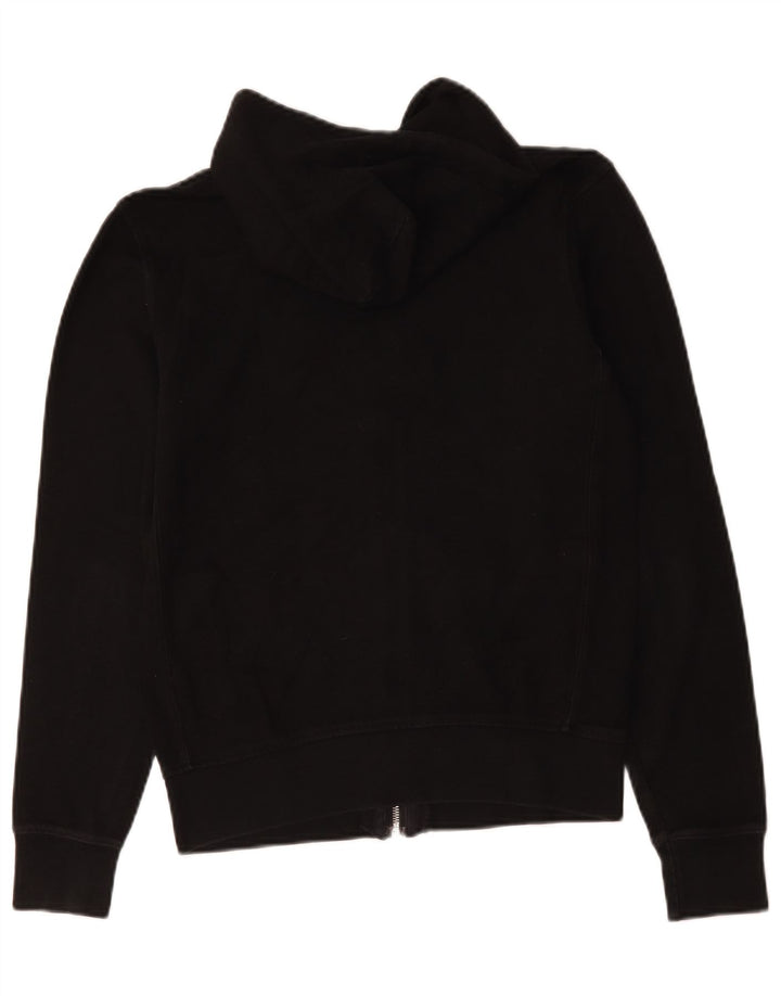Zara Pull à capuche zippé pour homme en coton noir moyen