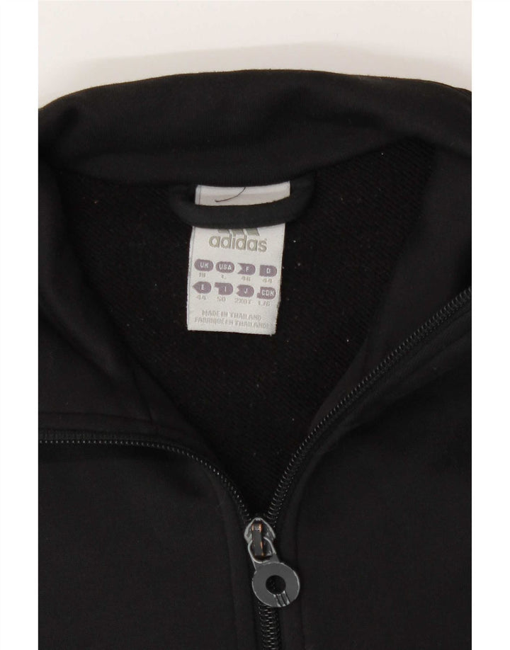 Adidas Veste de survêtement pour femme UK 18 XL Noir Polyester